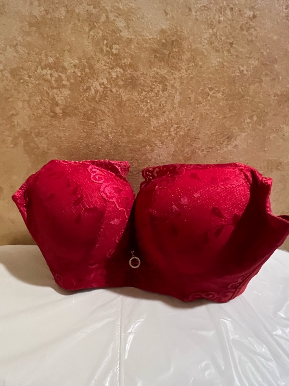 Lace Push-Up Bra Duo - Red & Navy Bundle - Picture 11 of 15